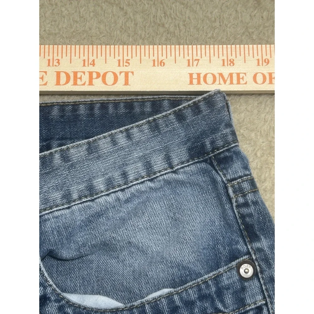 Request Jeans -  Distressed White Wash Blue‎ Denim - Men's size 36x30 RN97628